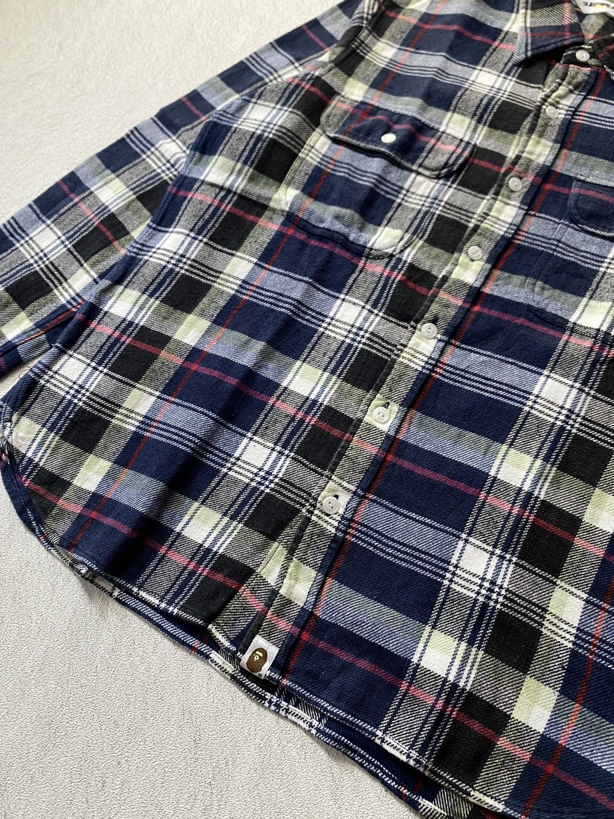 Bape Vintage Bape Flanel Shirt Size US M / EU 48-50 / 2 - 3 Thumbnail