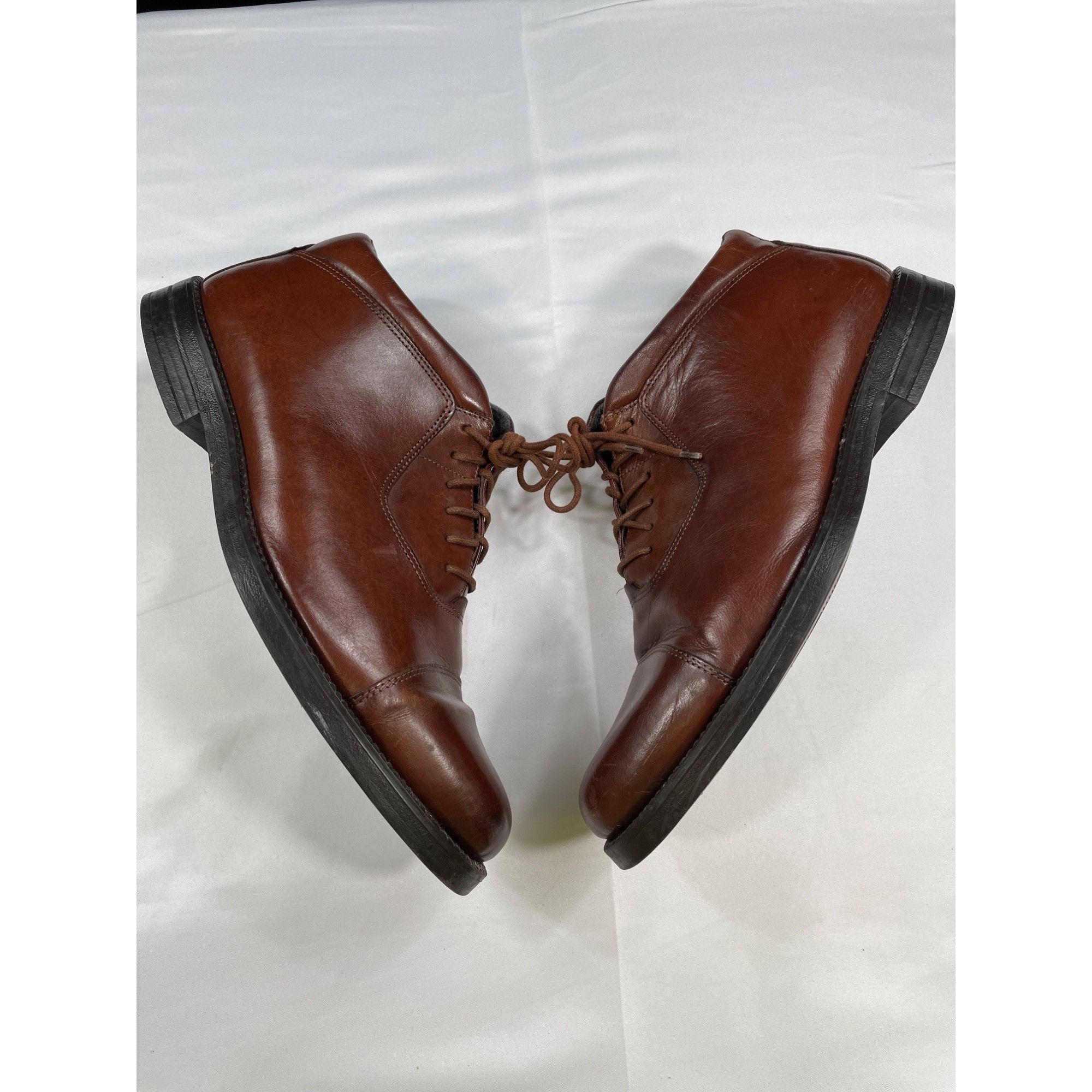 Giorgio Brutini Giorgio Brutini SKU 7555 Men’s Brown Leather Dress Shoes Oxf Size US 10 / EU 43 - 3 Thumbnail