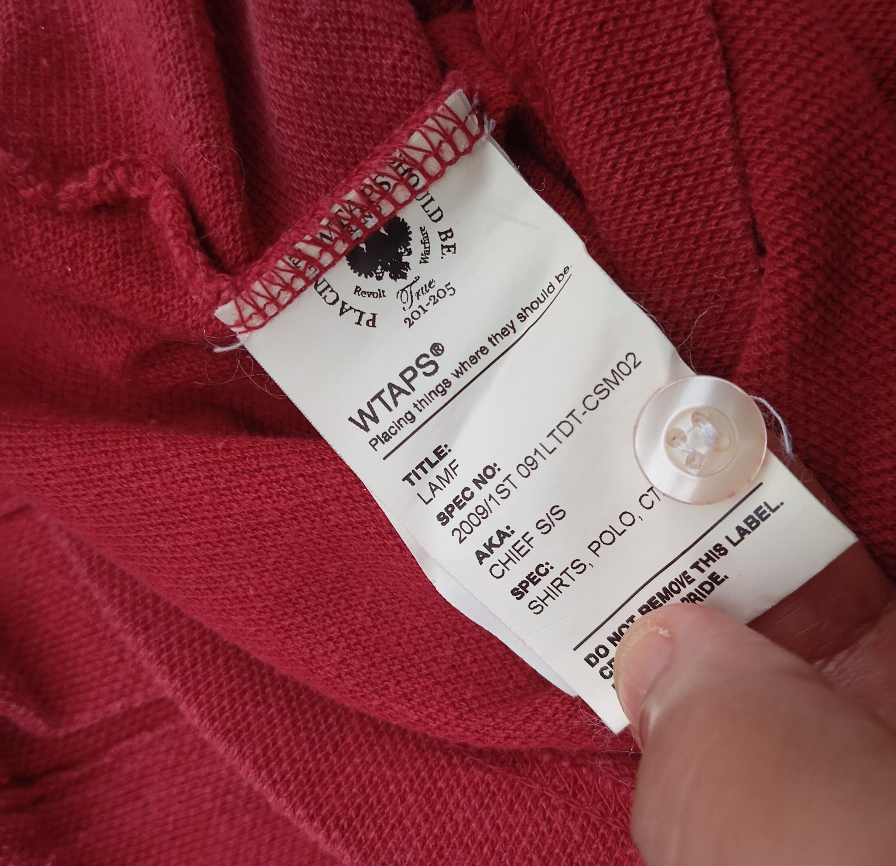 Wtaps 2009 WTAPS Polo shirt 😎 VTG 2000s Y2K Size US S / EU 44-46 / 1 - 4 Thumbnail