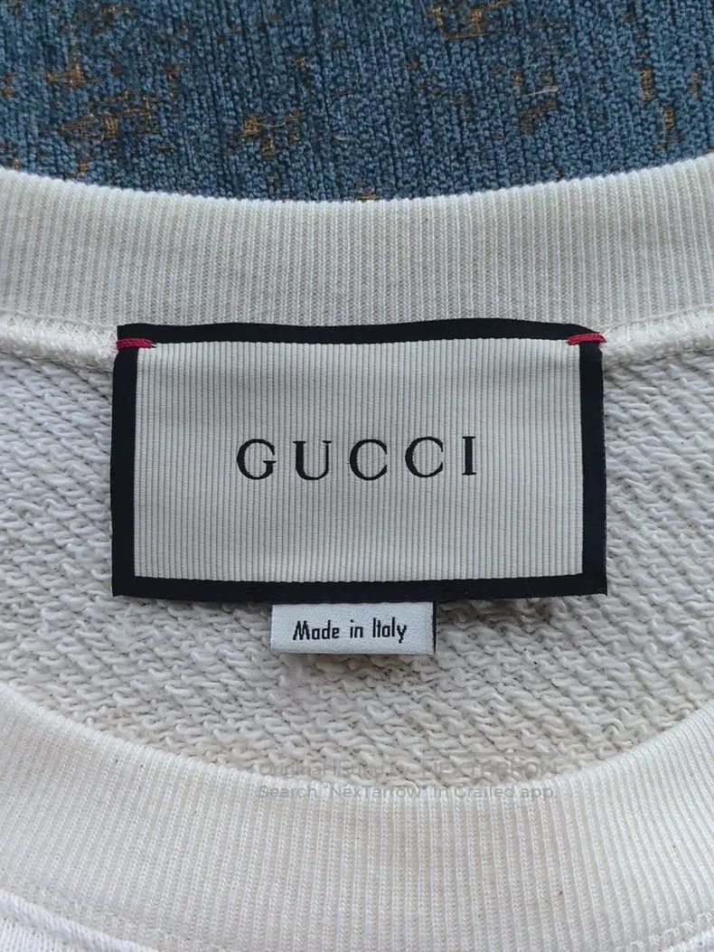Gucci Gucci Printed teardrops with diamond round-neck sweatshirt Size US XS / EU 42 / 0 - 3 Thumbnail
