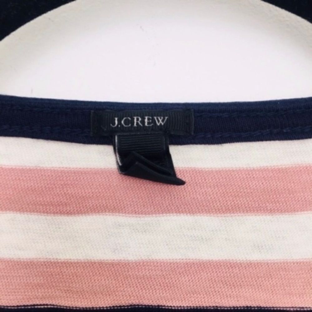 J.Crew J. Crew Striped Painter Tee Women’s Small – Pink Black White Size S / US 4 / IT 40 - 4 Thumbnail