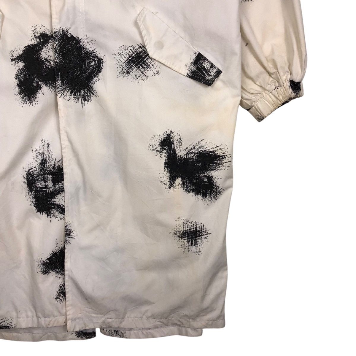Japanese Brand 📌Vintage Long Jacket Painted Design Not Conventional Japan Size US M / EU 48-50 / 2 - 7 Thumbnail