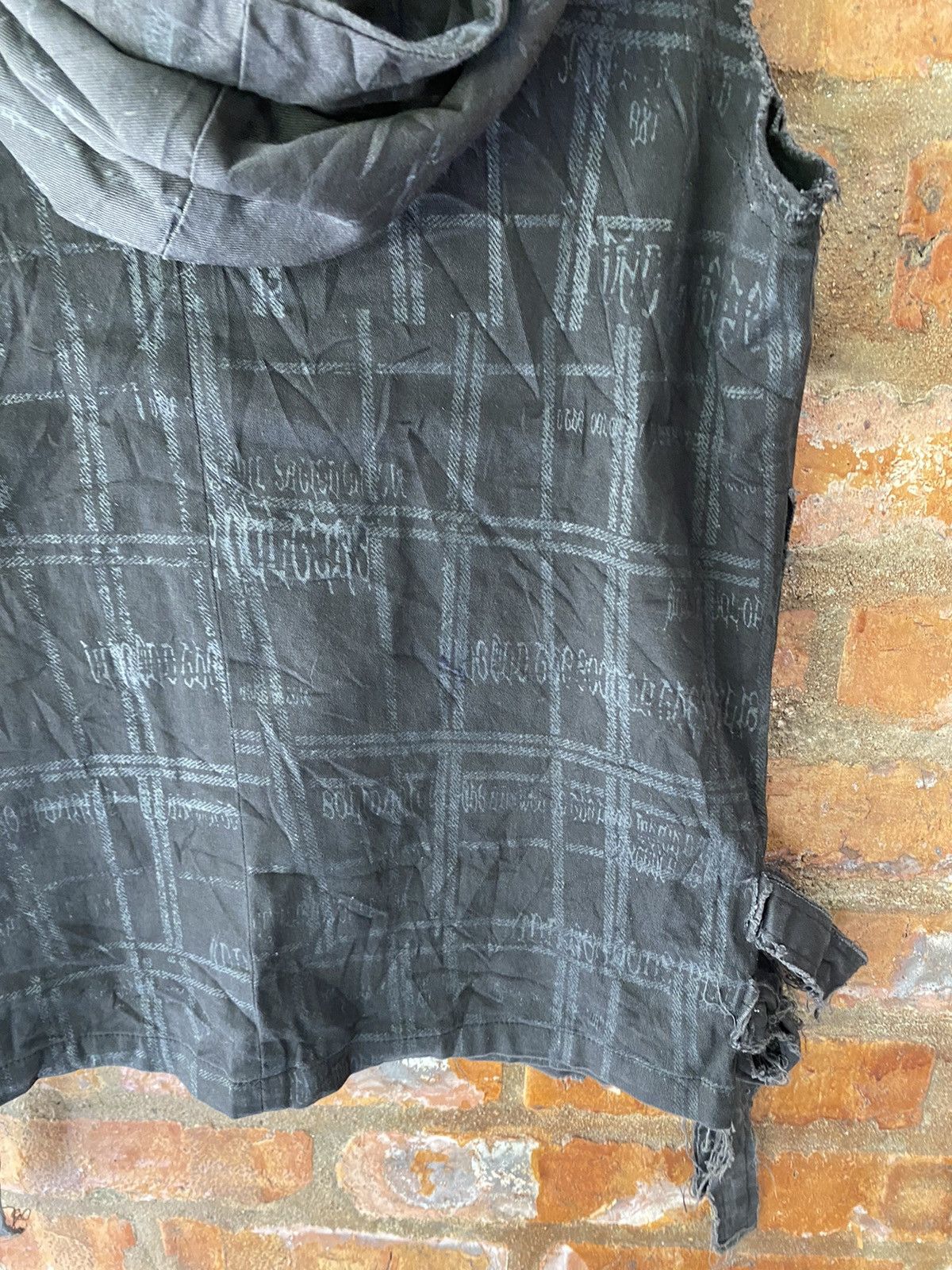 Japanese Brand 2000s H.Anarchy Naoto HAGI distressed fringe Punk Gothic Size US M / EU 48-50 / 2 - 15 Thumbnail