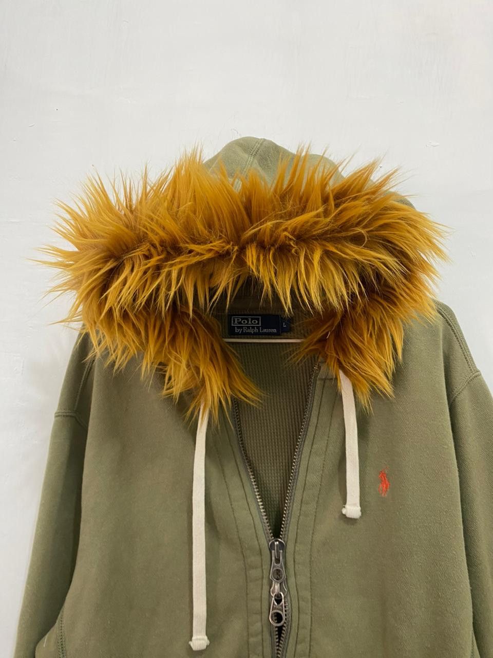 Polo Ralph Lauren 💥DoubleZipper💥Polo Ralph Lauren Fur Hoodie LGB Style Size US L / EU 52-54 / 3 - 9 Thumbnail