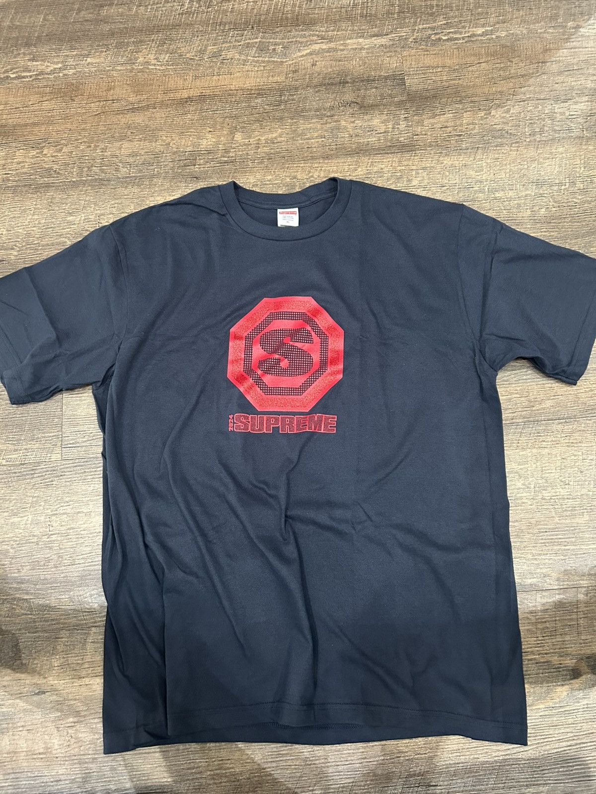 Supreme Supreme blockbuster Tee Navy Size US XL / EU 56 / 4 - 1 Thumbnail