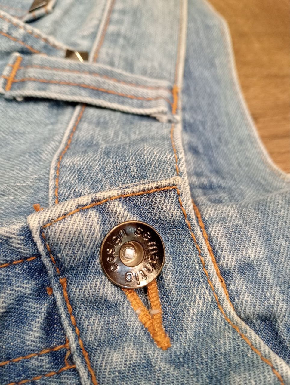 semanticdesign SEMANTIC DESIGN JAPAN BLUE WASHED SNAKE FLARED DENIM PANTS Size US 36 / EU 52 - 6 Thumbnail