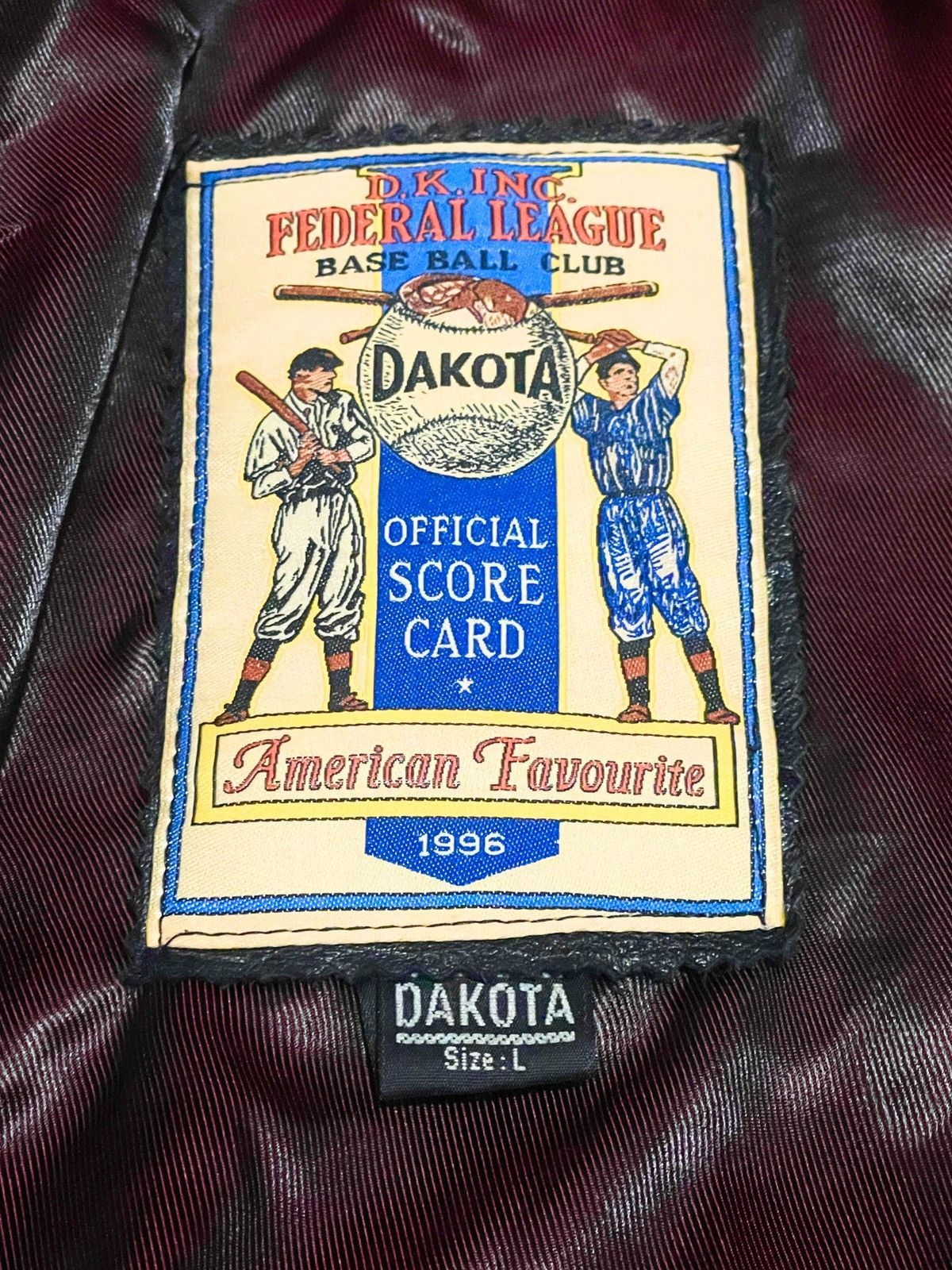Vintage Vintage 1996 Dakota Leather Jacket 90s Waist Fit L Size L / US 10 / IT 46 - 3 Thumbnail