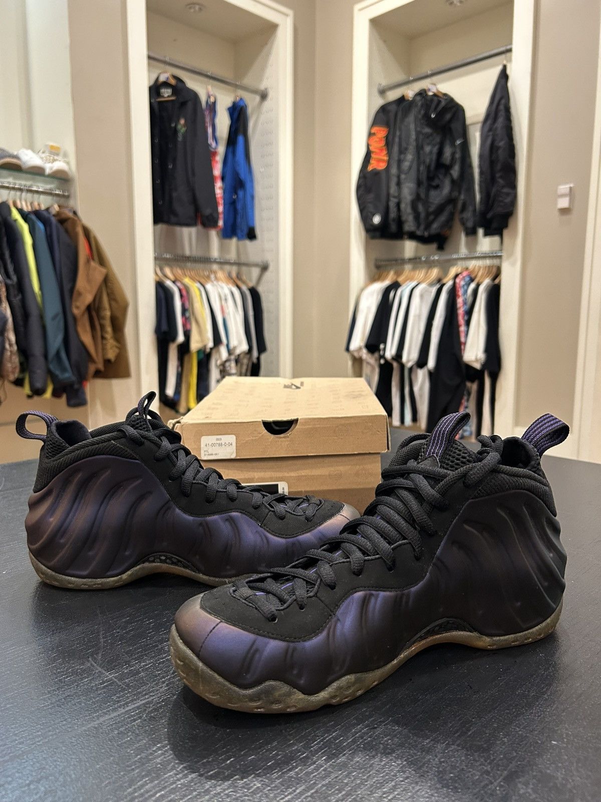Nike Nike Air Foamposite One Eggplant Size US 9.5 / EU 42-43 - 3 Thumbnail
