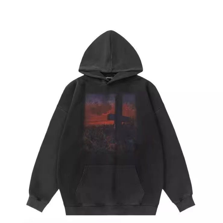 Japanese Brand × Vintage Street Hip Hop Vintage Loose Hoodie Size US M / EU 48-50 / 2 - 1 Thumbnail