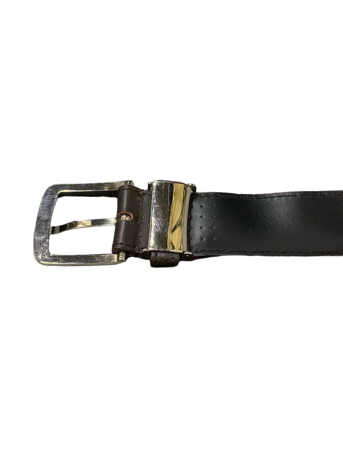 Kenzo Kenzo Dark Brown Leather Belt Size ONE SIZE - 8 Thumbnail