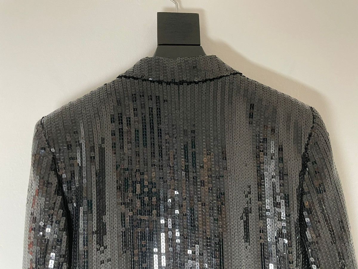Hedi Slimane × Saint Laurent Paris SS13 - GRAIL - 10.000$ Daft Punk Sequined Le Smoking Blazer Size 44R - 16 Thumbnail