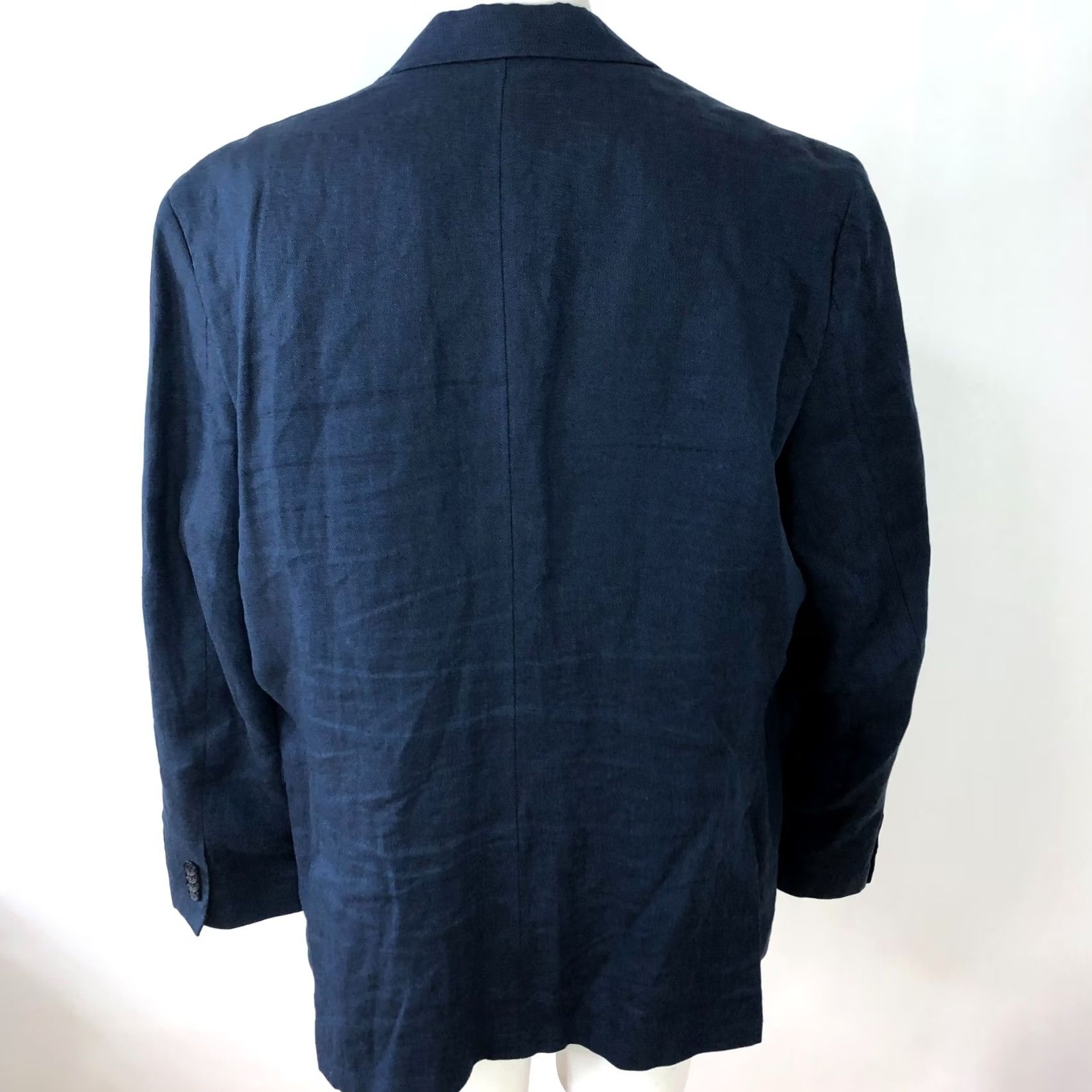 Joseph Abboud Joseph Abboud Sport Coat Jacket Blue XL(XXL) 100% Linen Button Blazer Regular Men’s JACKET Size 48R - 3 Thumbnail
