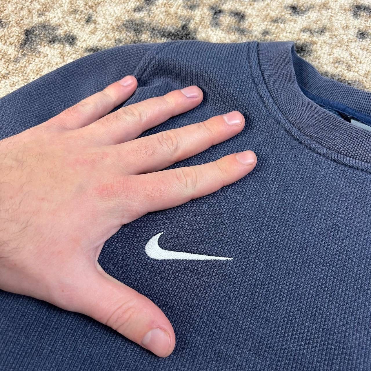 Nike Nike Mini Logo Vintage Y2K Oversized Sweatshirt Size US S / EU 44-46 / 1 - 4 Thumbnail