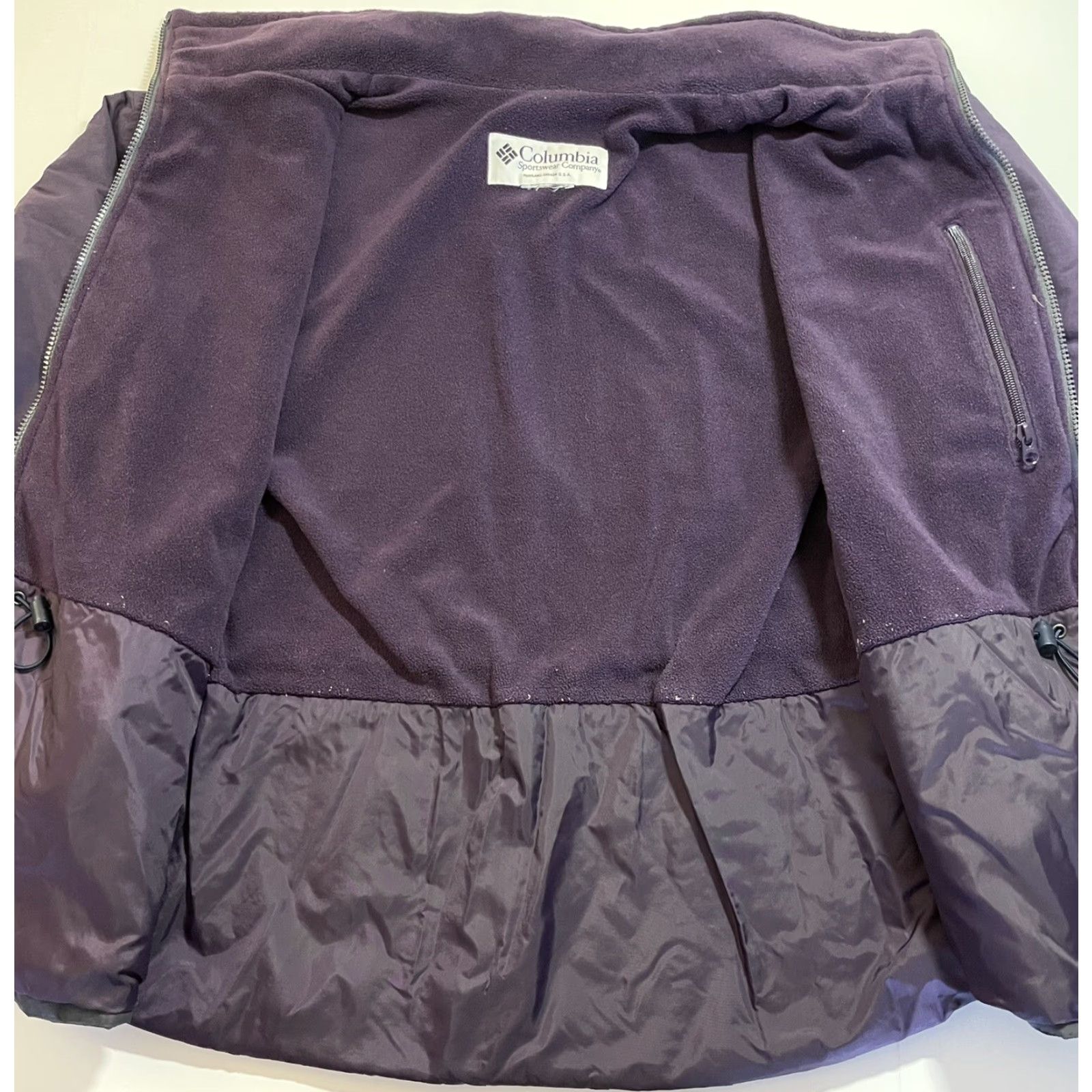 Vintage VINTAGE Columbia Women’s XL Fleece Parka Jacket - Water Resistant Snowsport Outdoor 90s Women’s Parka Jacket MSR Size XL / US 12-14 / IT 48-50 - 4 Thumbnail