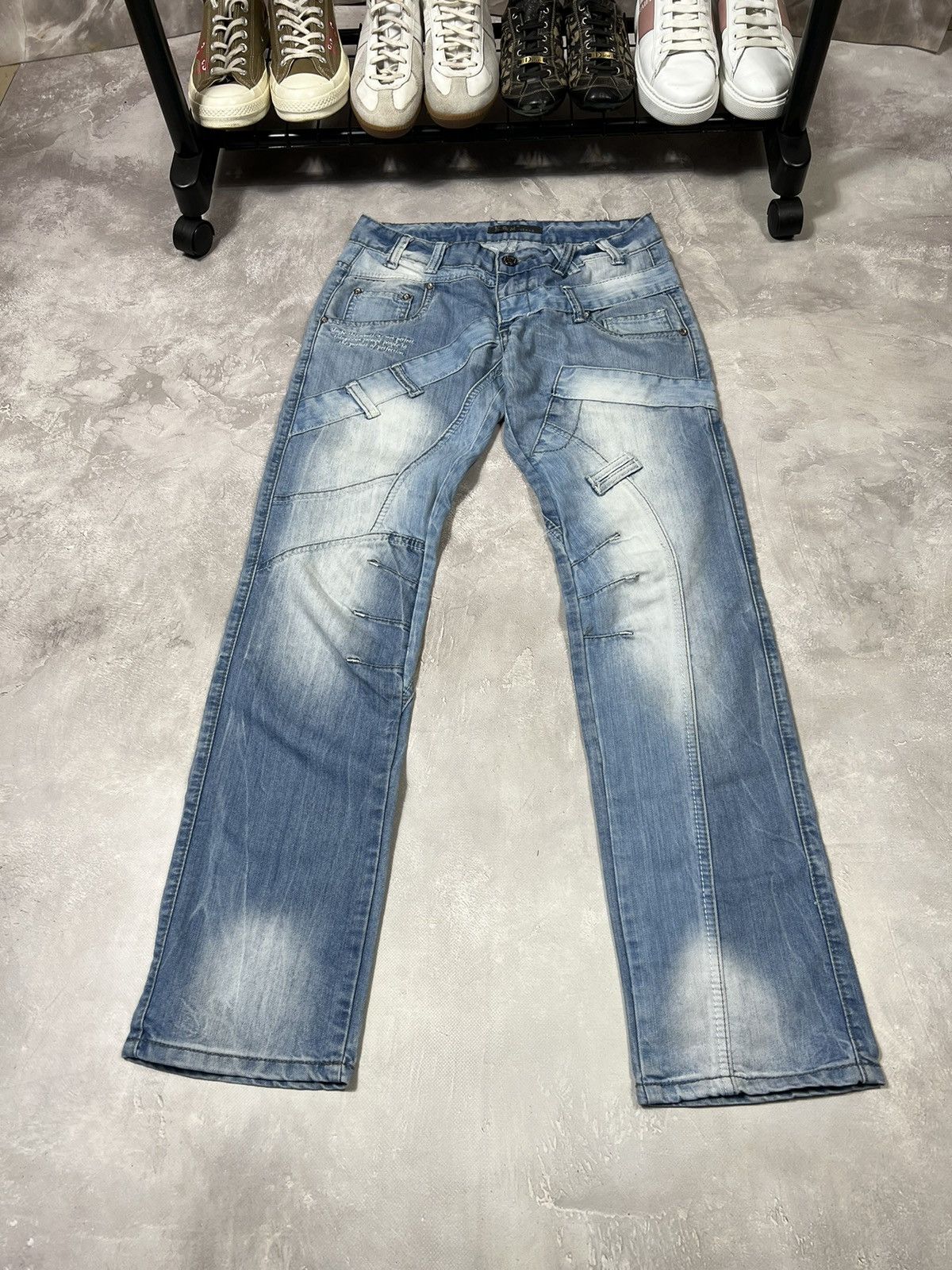 Vintage Vintage Kosmo Lupo Fade Distressed Y2k Denim Pants Size US 30 / EU 46 - 7 Thumbnail