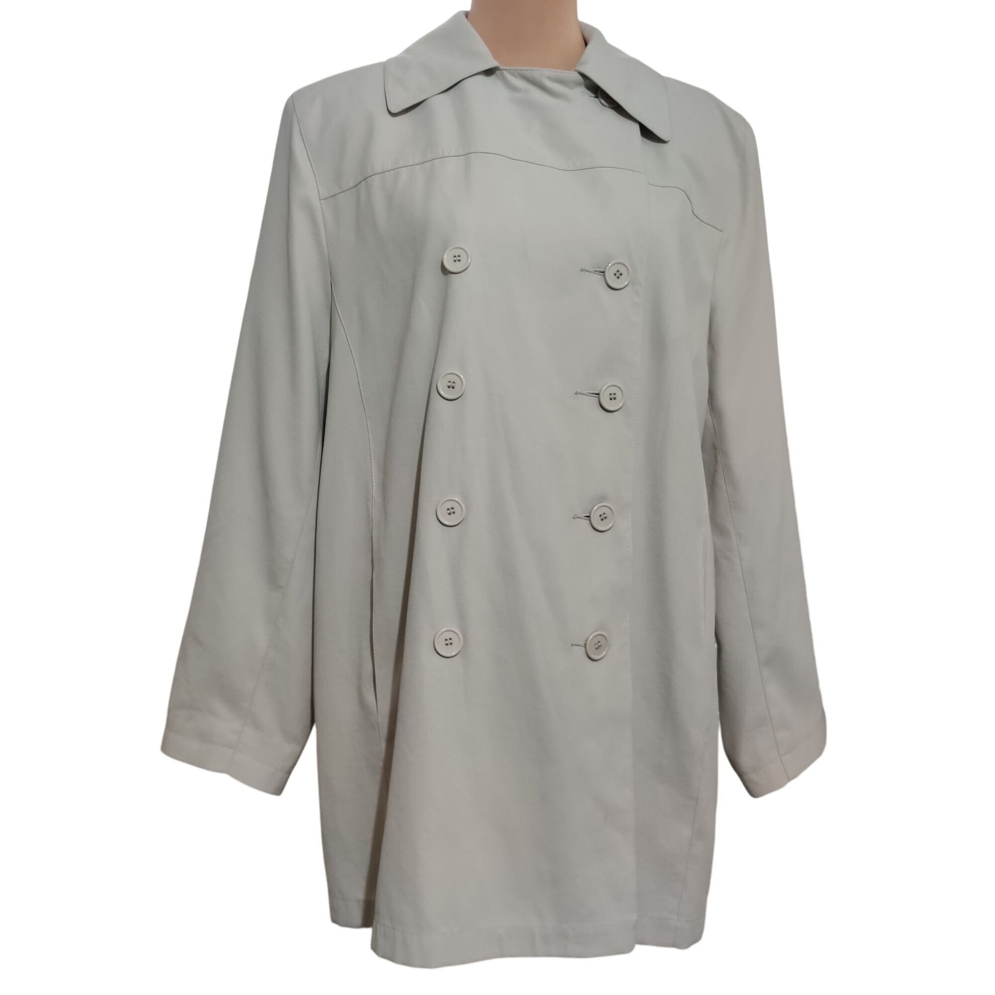 Other Valerie Stevens Womens Trench Coat Double Breasted Belted Mi Size XL / US 12-14 / IT 48-50 - 2 Thumbnail
