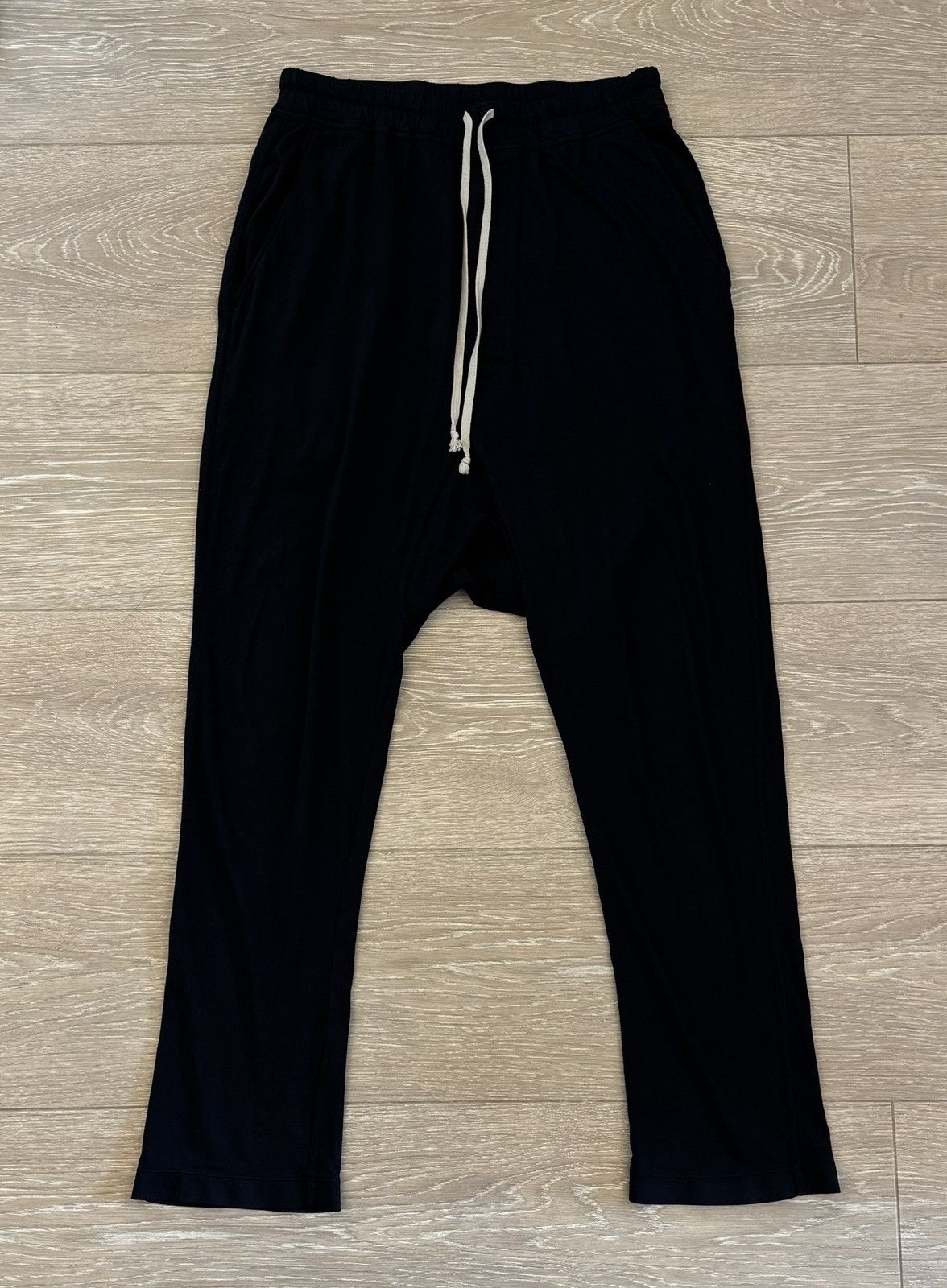 Rick Owens Drkshdw Black Drawstring Pants Size US 32 / EU 48 - 1 Thumbnail