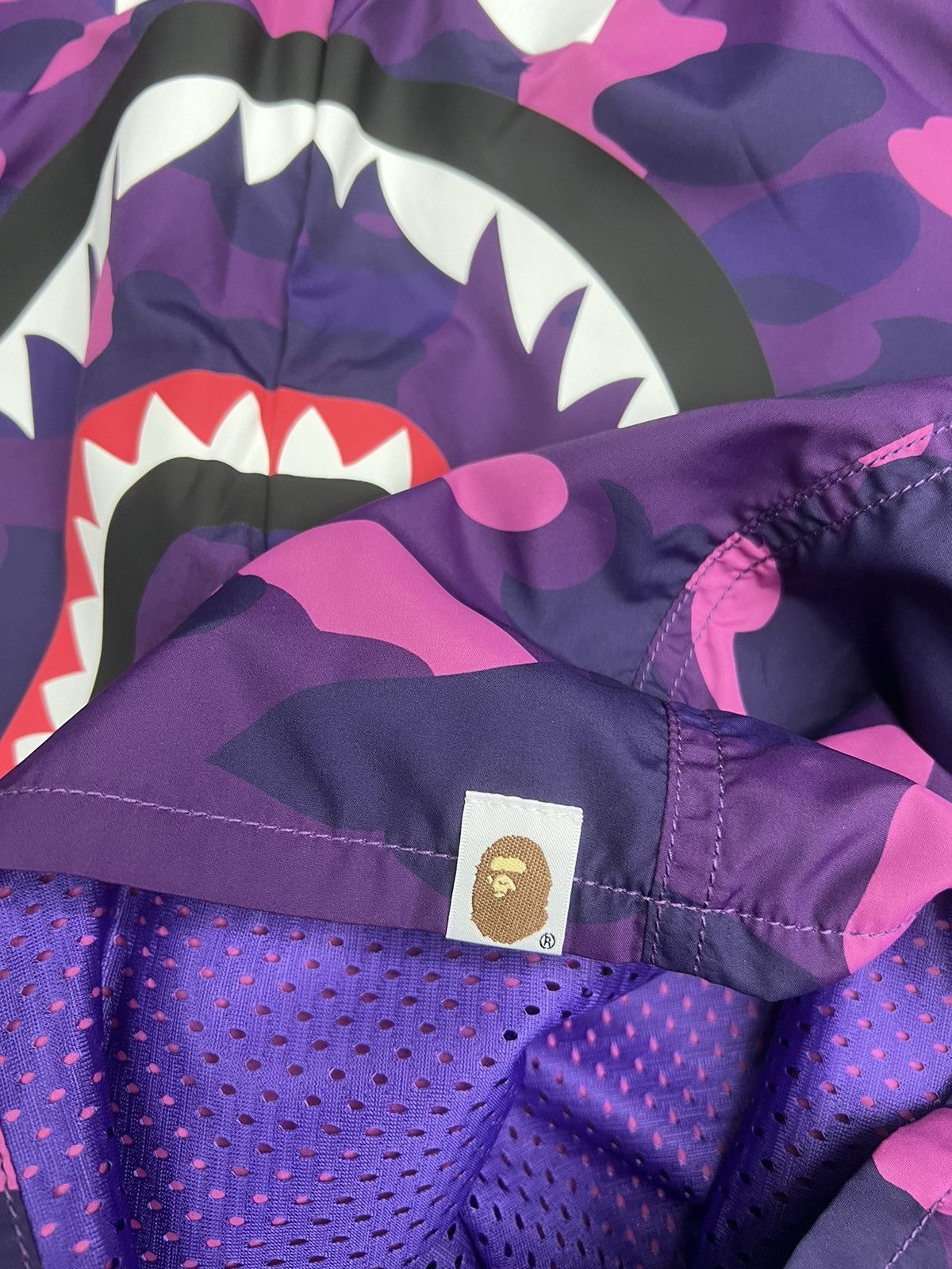 Bape Bape Color Camo Shark Beach Shorts Size US 32 / EU 48 - 3 Thumbnail