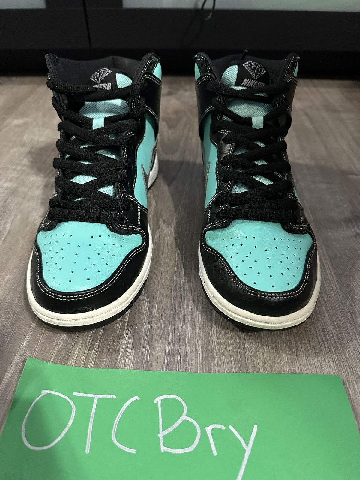 Nike SB Dunk High Tiffany Diamond Supply Co