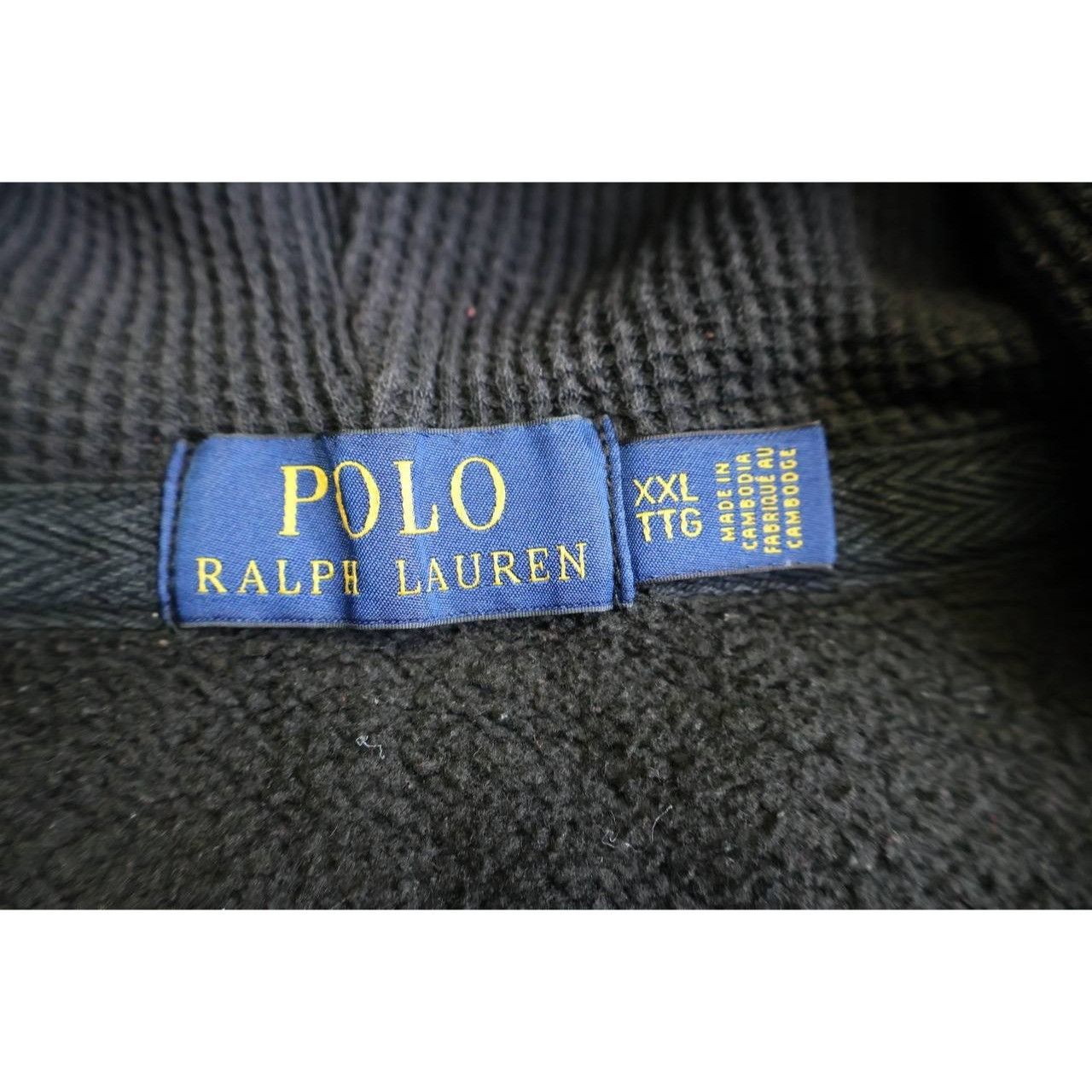 Polo Ralph Lauren Polo Ralph Lauren Hoodie Mens 2XL Black Full Zip Heavyweight Size US XXL / EU 58 / 5 - 3 Thumbnail