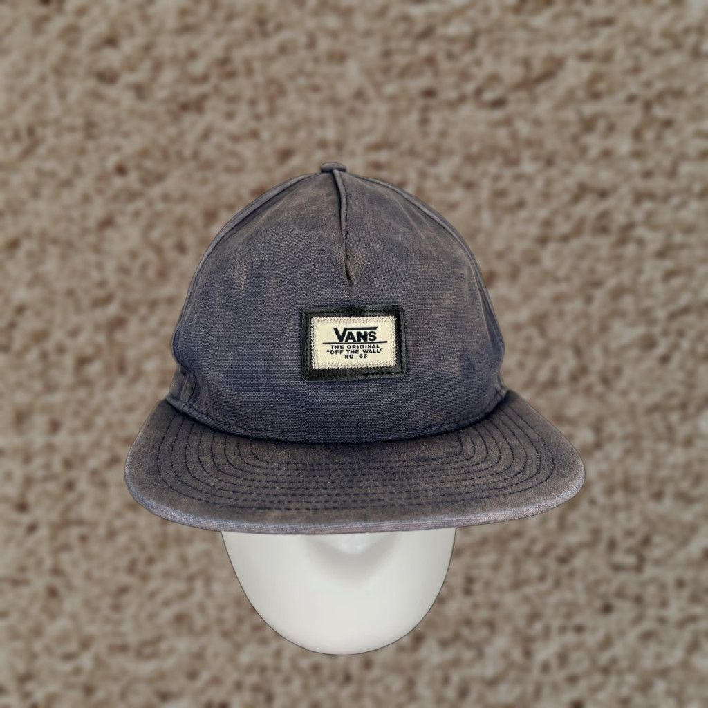 Vans VANS Hat Cap Snap Back Adult One Size Blue The Original NO. 66 Off The Wall Cap Hat Snapback Mens Blue 90s Logo Beach Gift Size ONE SIZE - 1 Thumbnail