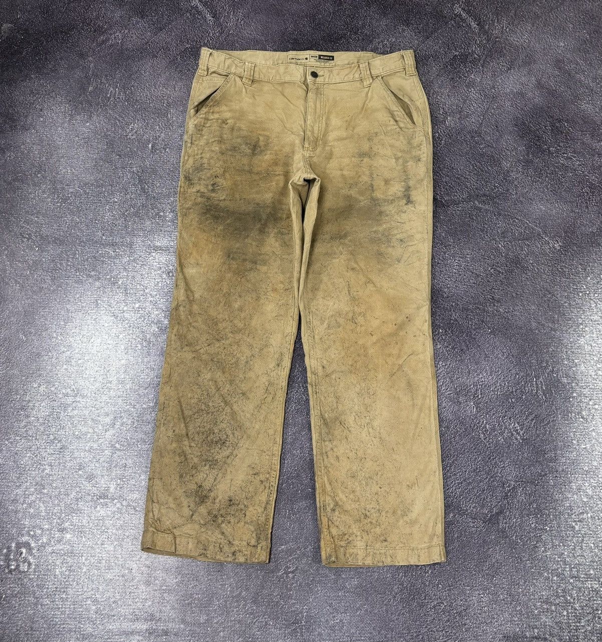 Carhartt Vintage Carhartt Distressed Work Hype Baggy Pants Size US 38 / EU 54 - 2 Thumbnail