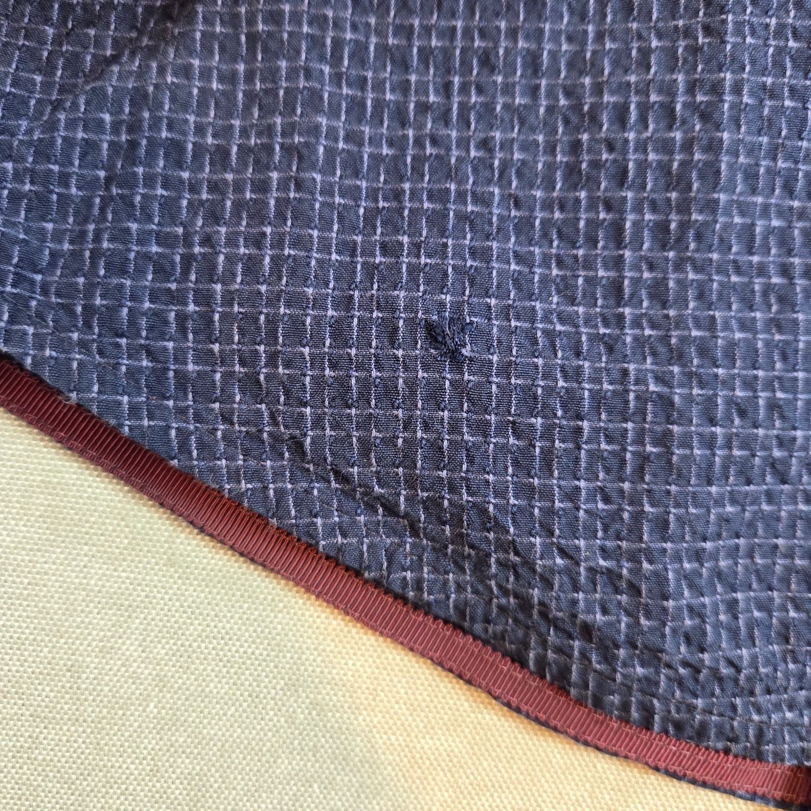 Tommy Bahama Tommy Bahama Blue Silk Cotton Shirt XL Textured Size US XL / EU 56 / 4 - 7 Thumbnail