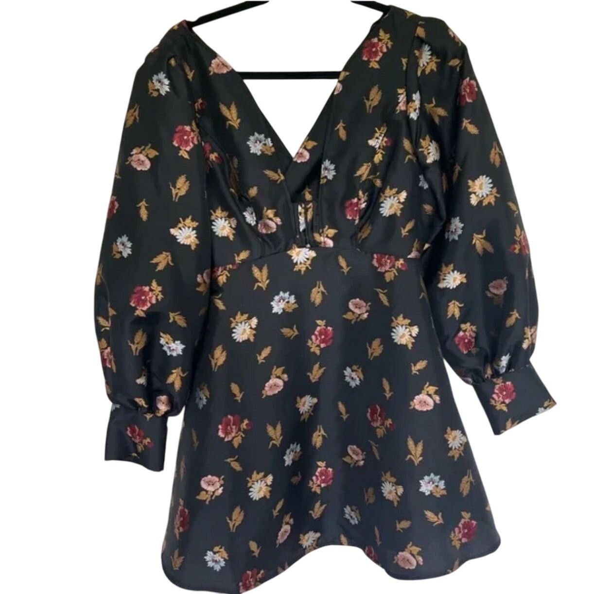 Maeve Sculpted V-Neck A-Line Mini Dress Size 4 - www.bongoclub.cl