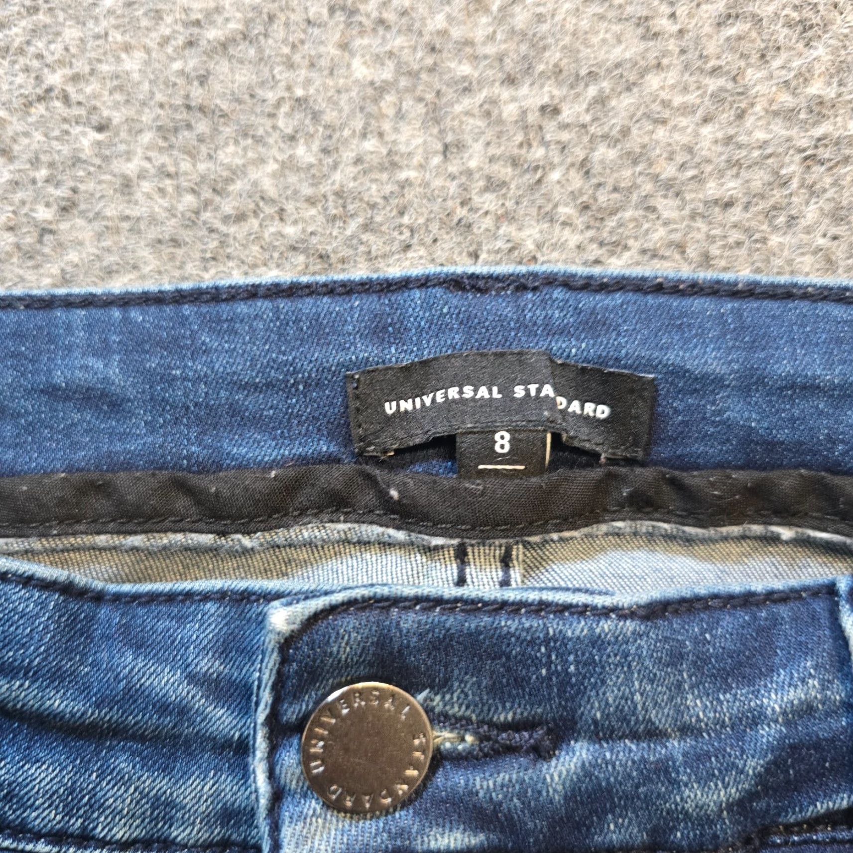 Vintage Universal Standard Jeans Women Size 8 Blue High Rise Tapered Skinny Casual Basic Jeans for Women Size 30" / US 8 / IT 44 - 4 Thumbnail