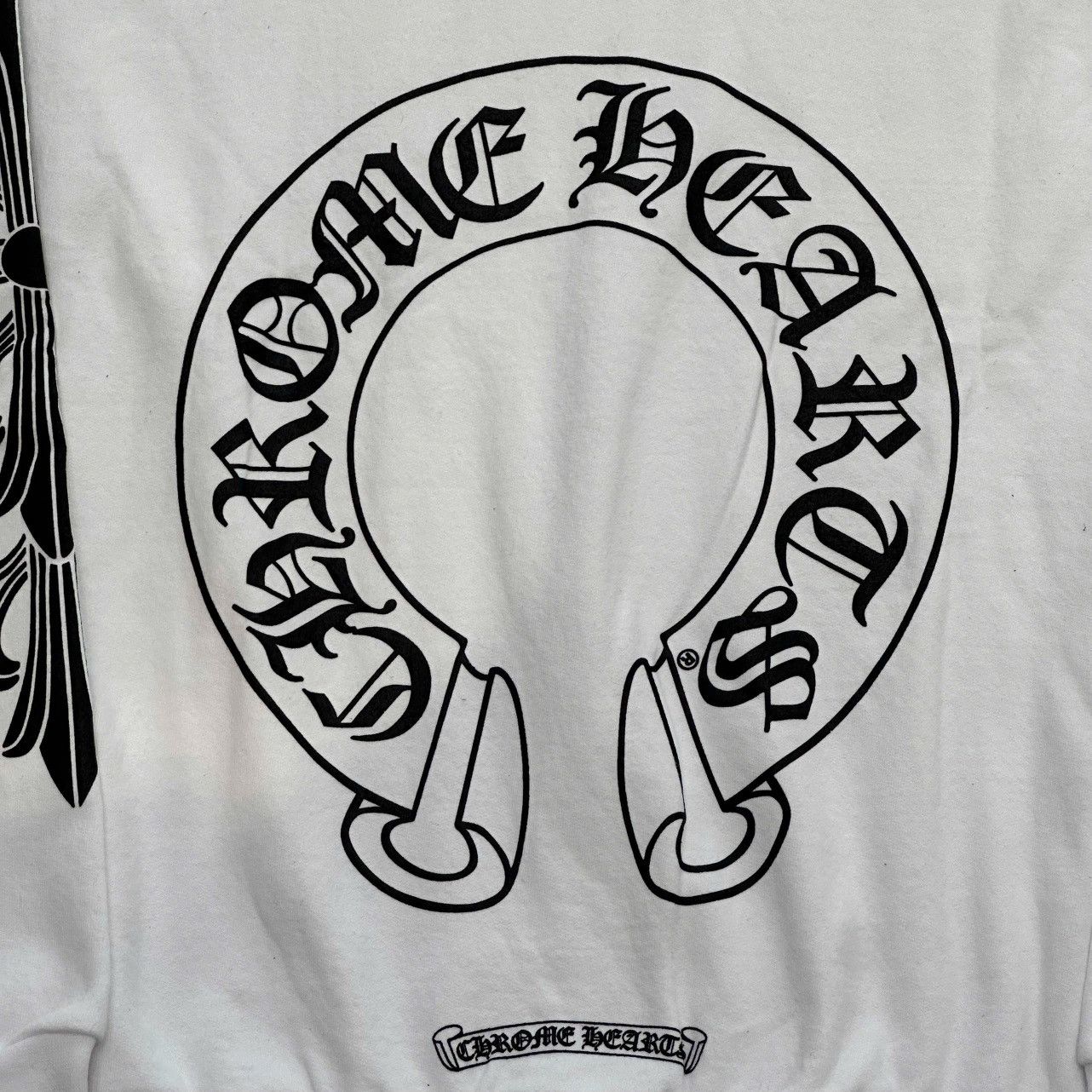 Chrome Hearts Chrome hearts Horse shoe sweater white Size US XL / EU 56 / 4 - 6 Thumbnail