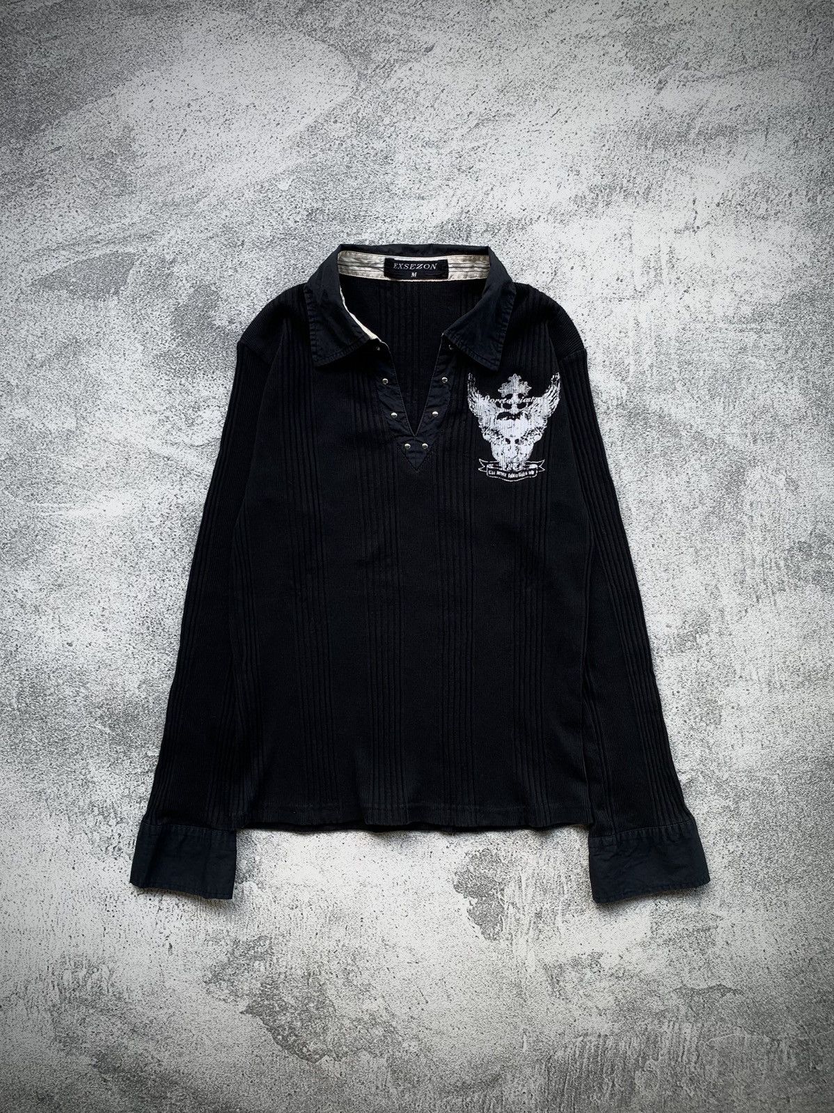 exsezon japanese brand longsleeve cross