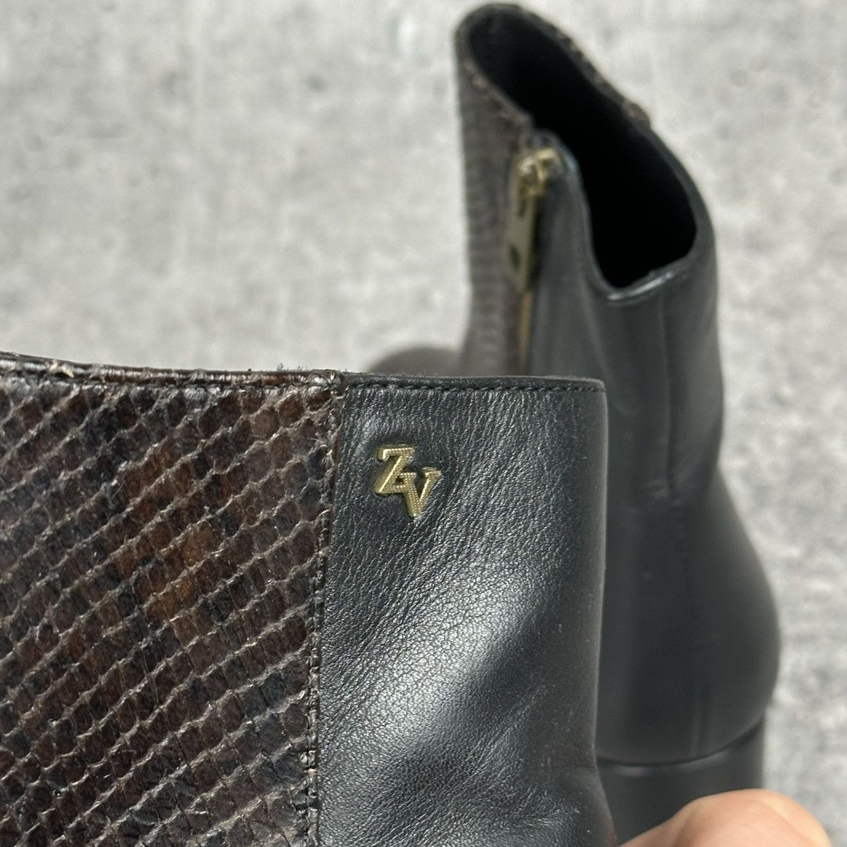 Zadig & Voltaire Zadig & Voltaire Lena Wild Leather Ankle Boots Shoes Size US 6 / IT 36 - 13 Thumbnail