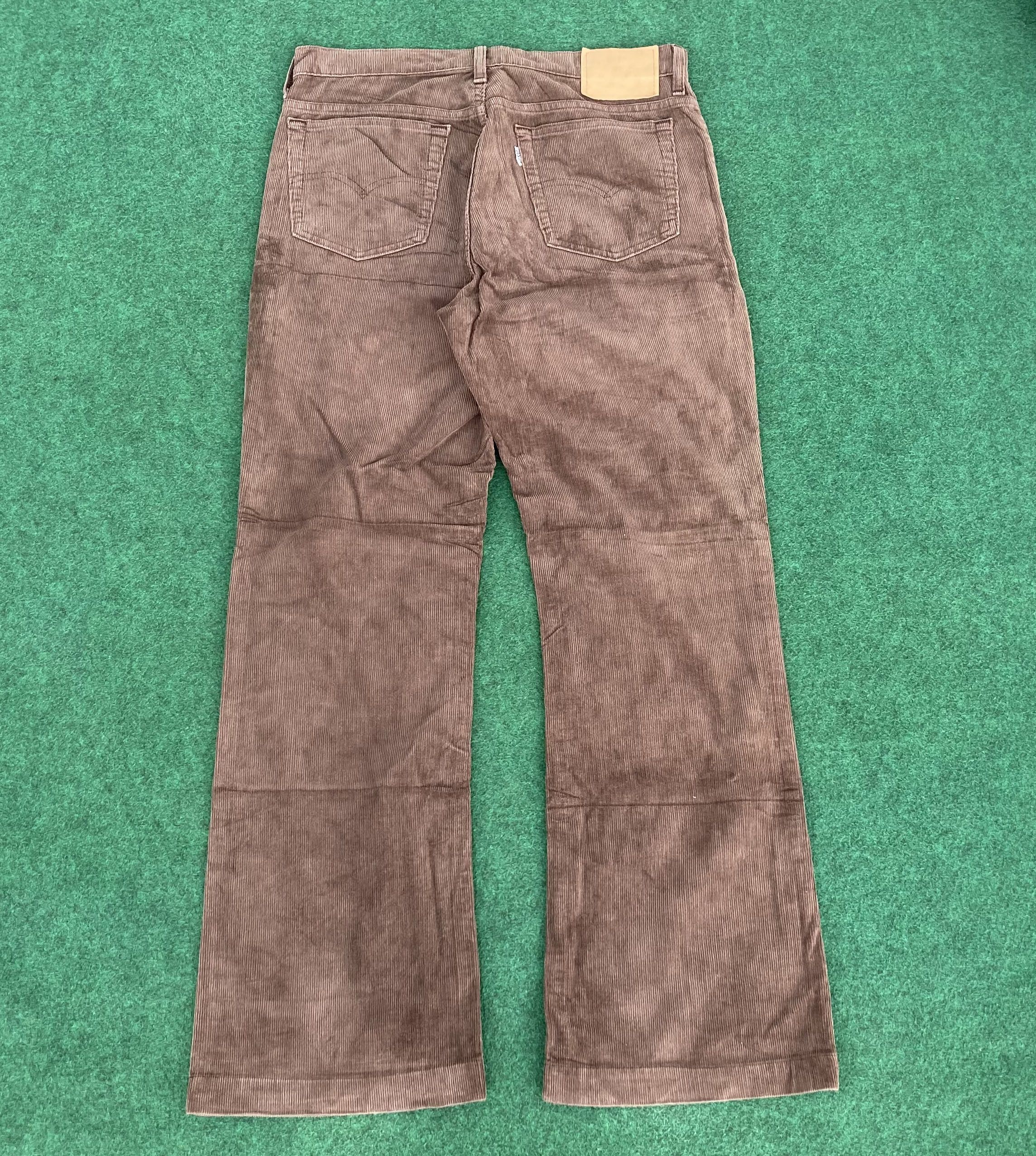 Designer × Levi's × Vintage Vtg Levis 517 Corduroy Sz 32 Bootcut Flared Faded Jeans Size US 32 / EU 48 - 11 Thumbnail