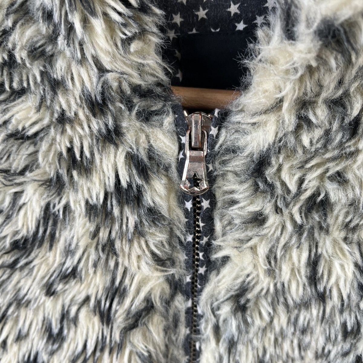 Miss Sixty Vintage Leopard Faux Fur Hood Jacket Bershka Mohair Fuzzy Size M / US 6-8 / IT 42-44 - 4 Thumbnail