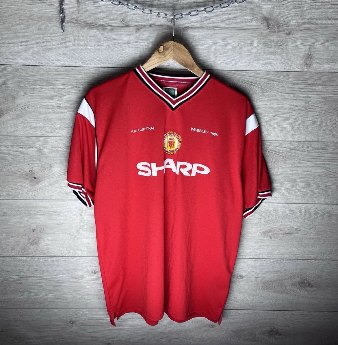 Other Jersey Manchester United T-shirt FA cup final 1985 SizeXL Size US XL / EU 56 / 4 - 1 Thumbnail