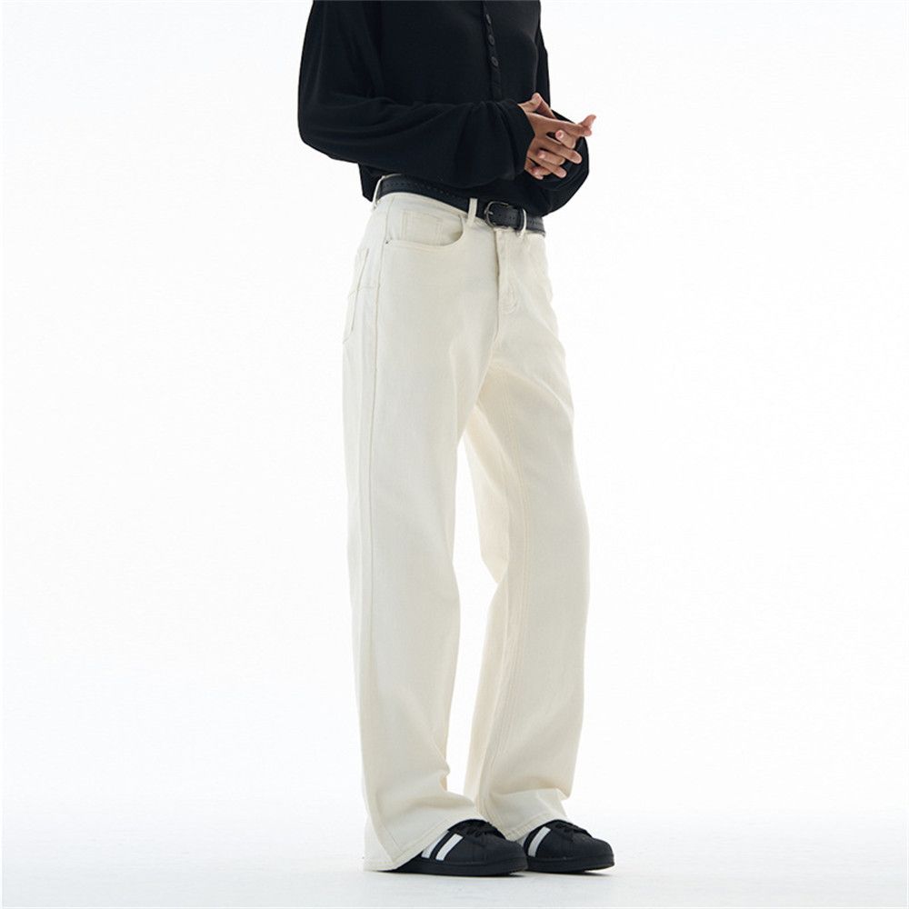Japanese Brand Men's hippie trendy solid color casual flared jeans Size US 32 / EU 48 - 2 Thumbnail