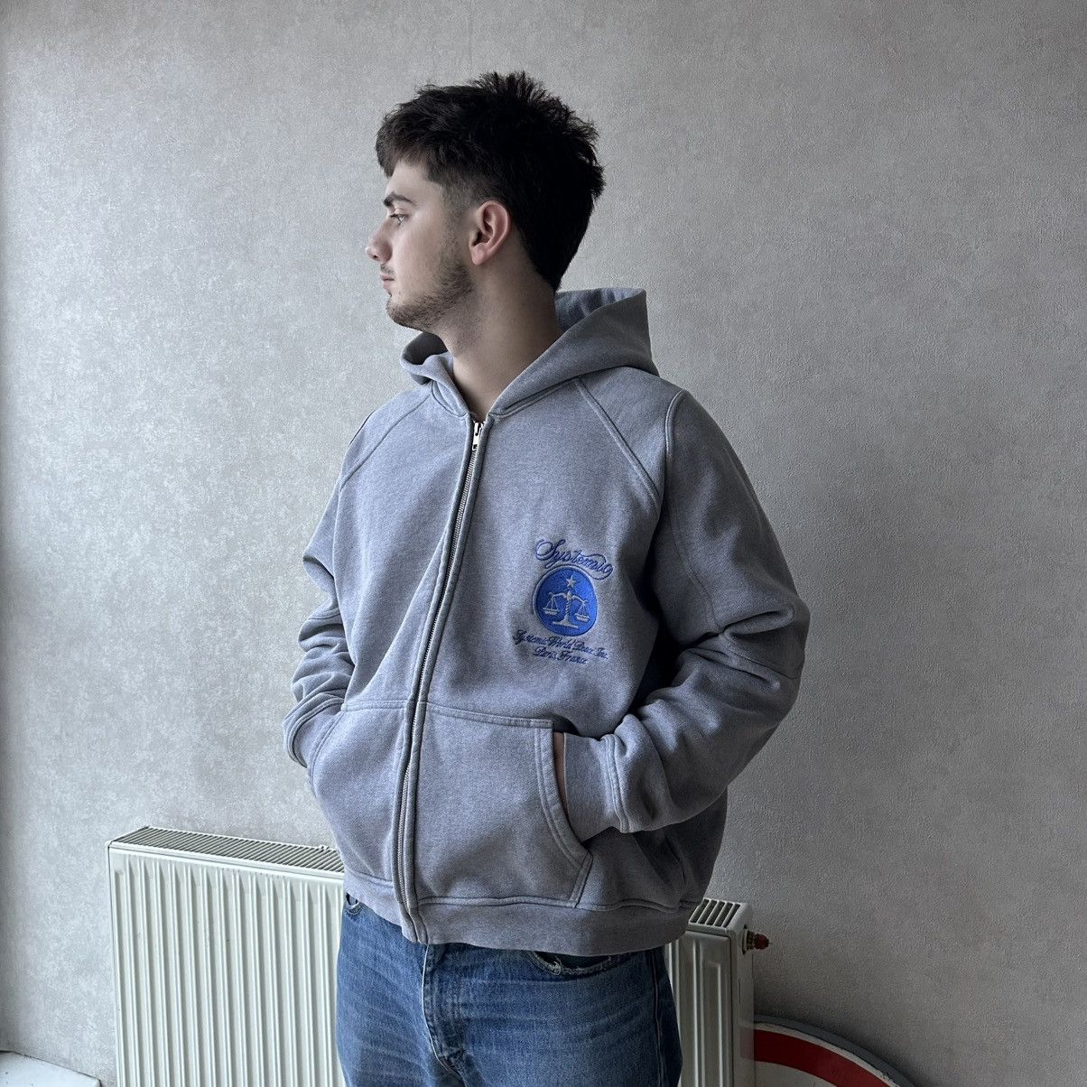 Systemic Systemic Yeezy Gap Fit Melange Balance Cropped Zip Hoodie Size US L / EU 52-54 / 3 - 1 Thumbnail