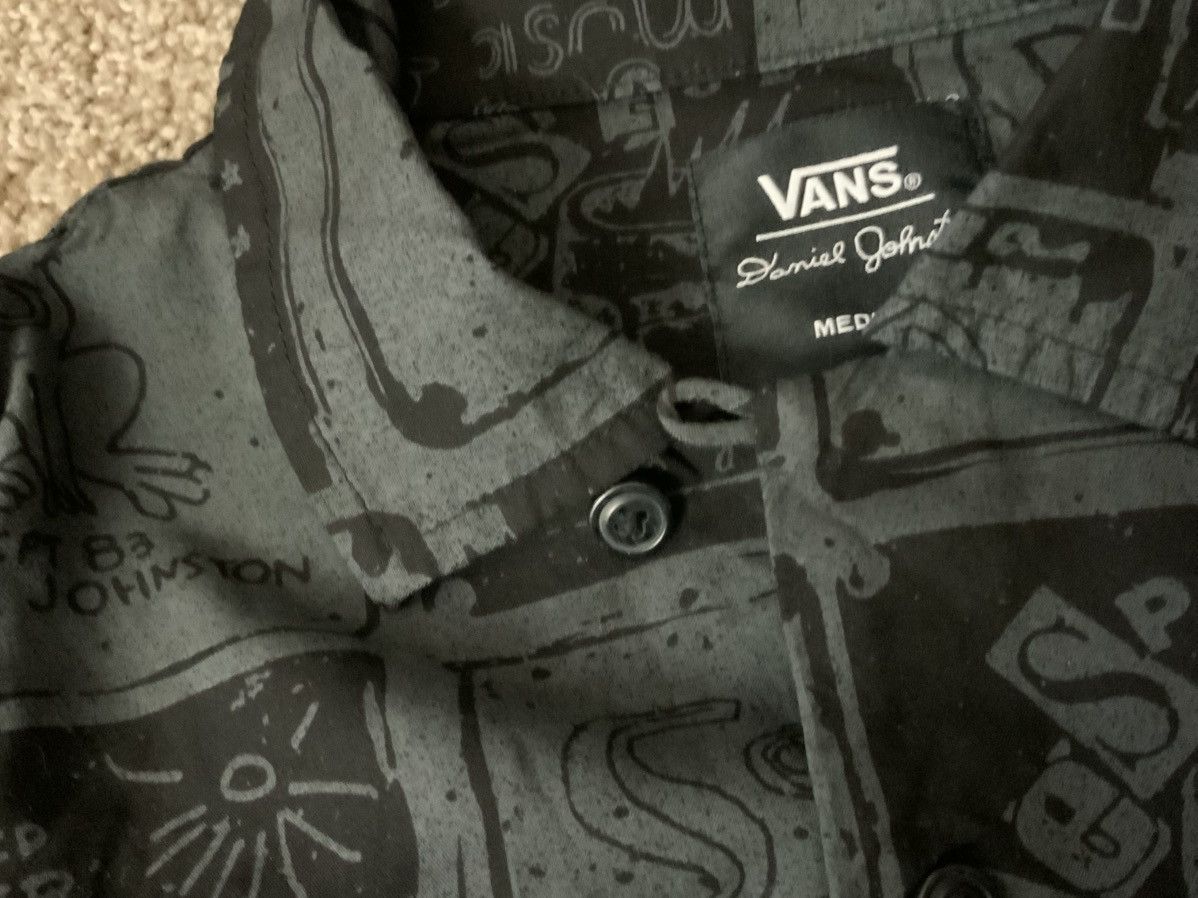 Vans Vans X Daniel Johnston Button Up Short Sleeve Black Sz Med Size US M / EU 48-50 / 2 - 8 Thumbnail