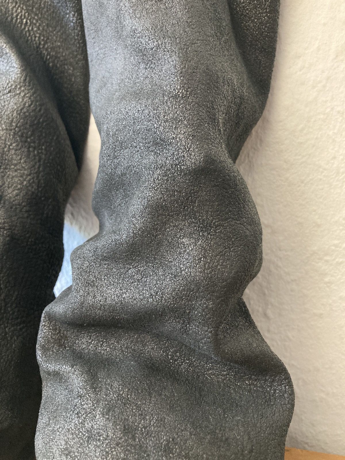 Rick Owens F/W 11 LIMO Blistered Lamb Leather Sock Creeper Boots 45/12 Size US 12 / EU 45 - 9 Thumbnail