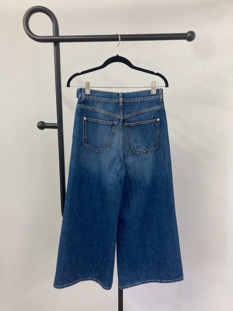 Chanel Chanel 24K blue wide-leg jeans Size 42" / US 20 - 2 Thumbnail