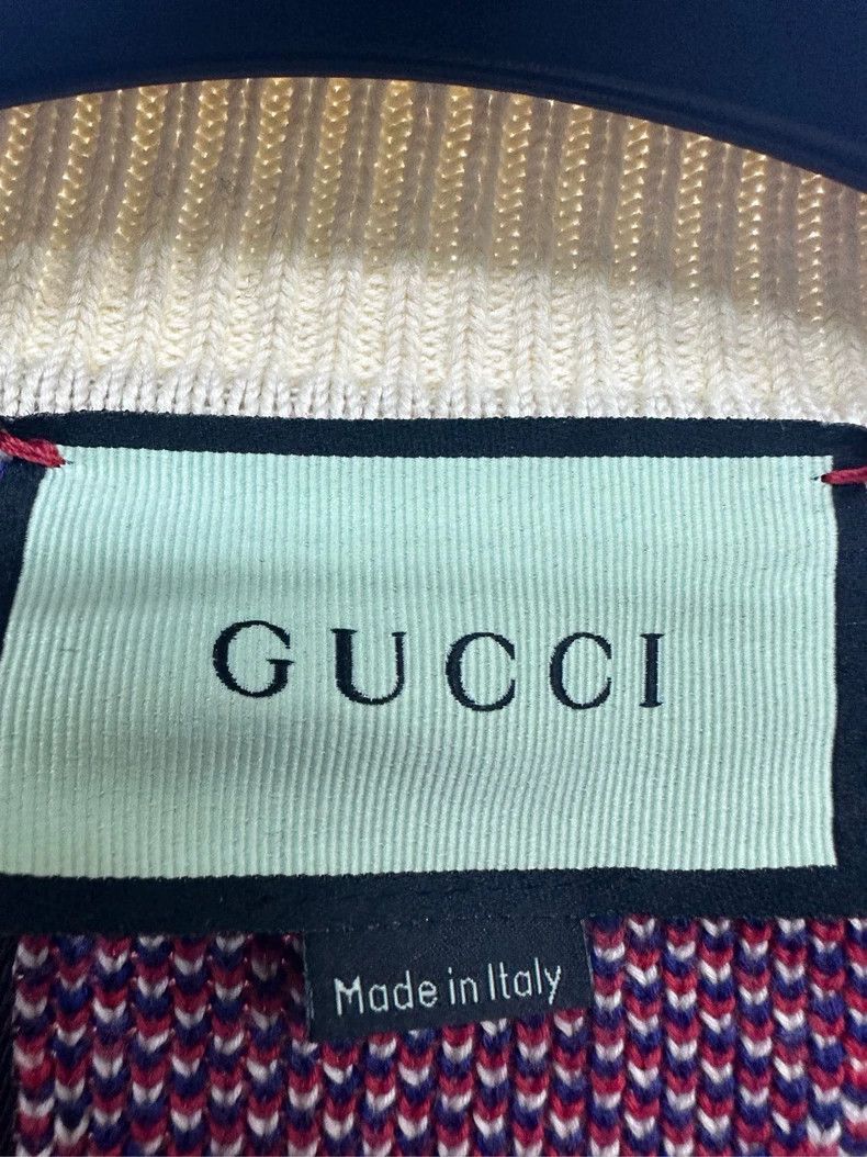 Gucci GucciLove pattern v-neck cardigan jacket 2503-Nextarrow Size US M / EU 48-50 / 2 - 3 Thumbnail