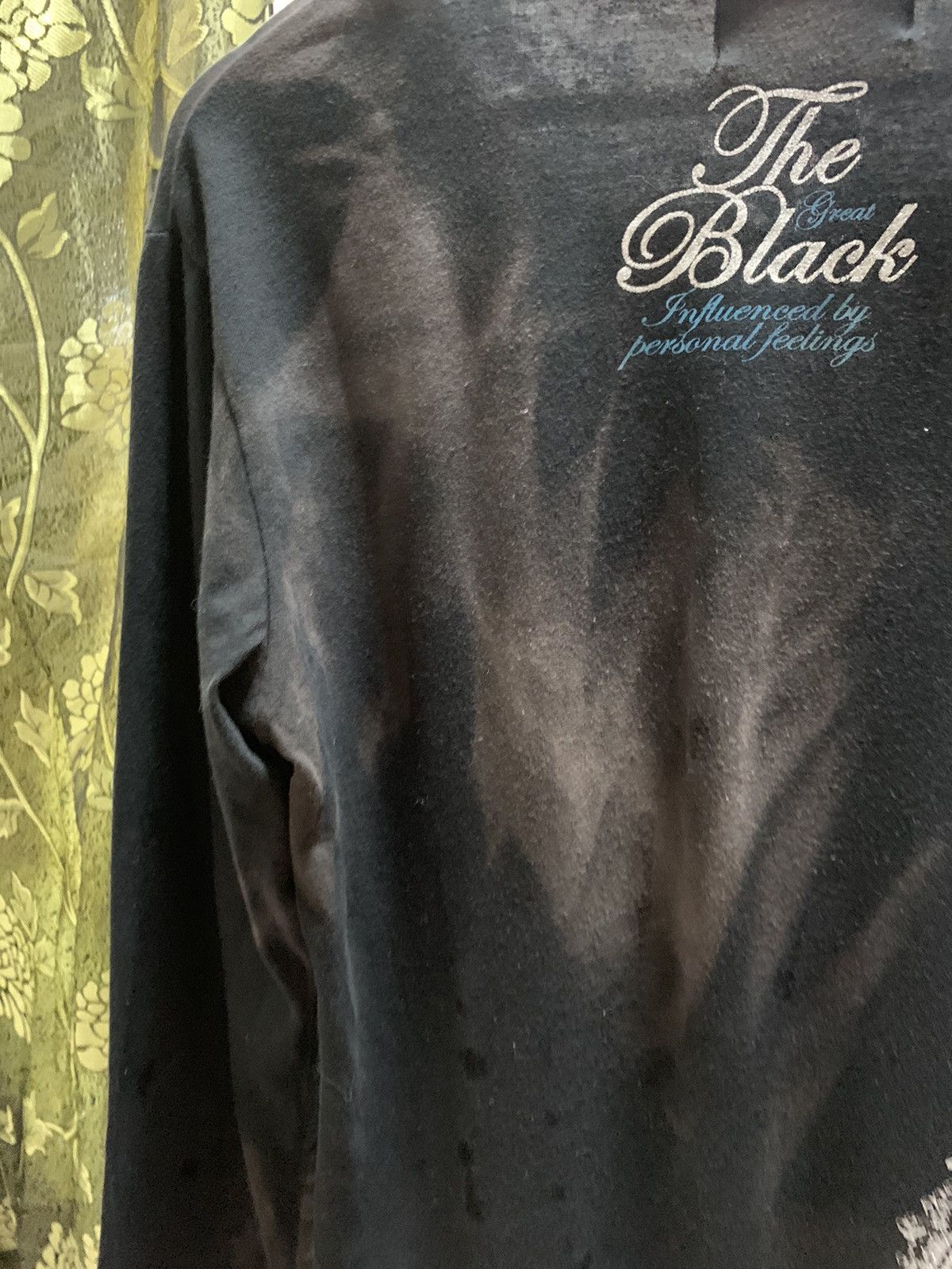 Hysteric Glamour Japanese Brand Bernings The Black Label poem Faded Size US L / EU 52-54 / 3 - 12 Thumbnail