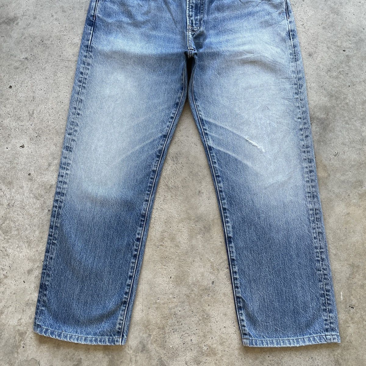 Japanese Brand W33💥 Vintage Japanese Faded Blue Wash Denim Jeans Pants Size US 33 - 4 Thumbnail