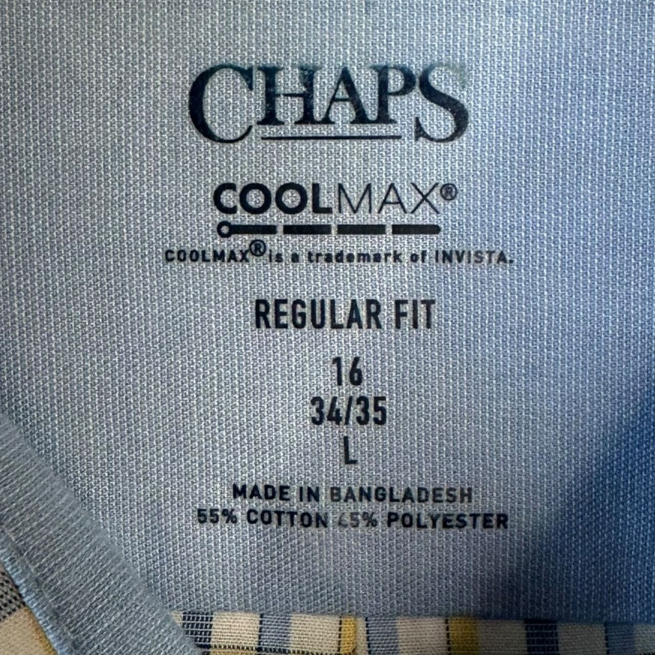 Chaps Chaps Men’s L Plaid Button-Up Long Sleeve Casual Shirt Size US L / EU 52-54 / 3 - 5 Thumbnail