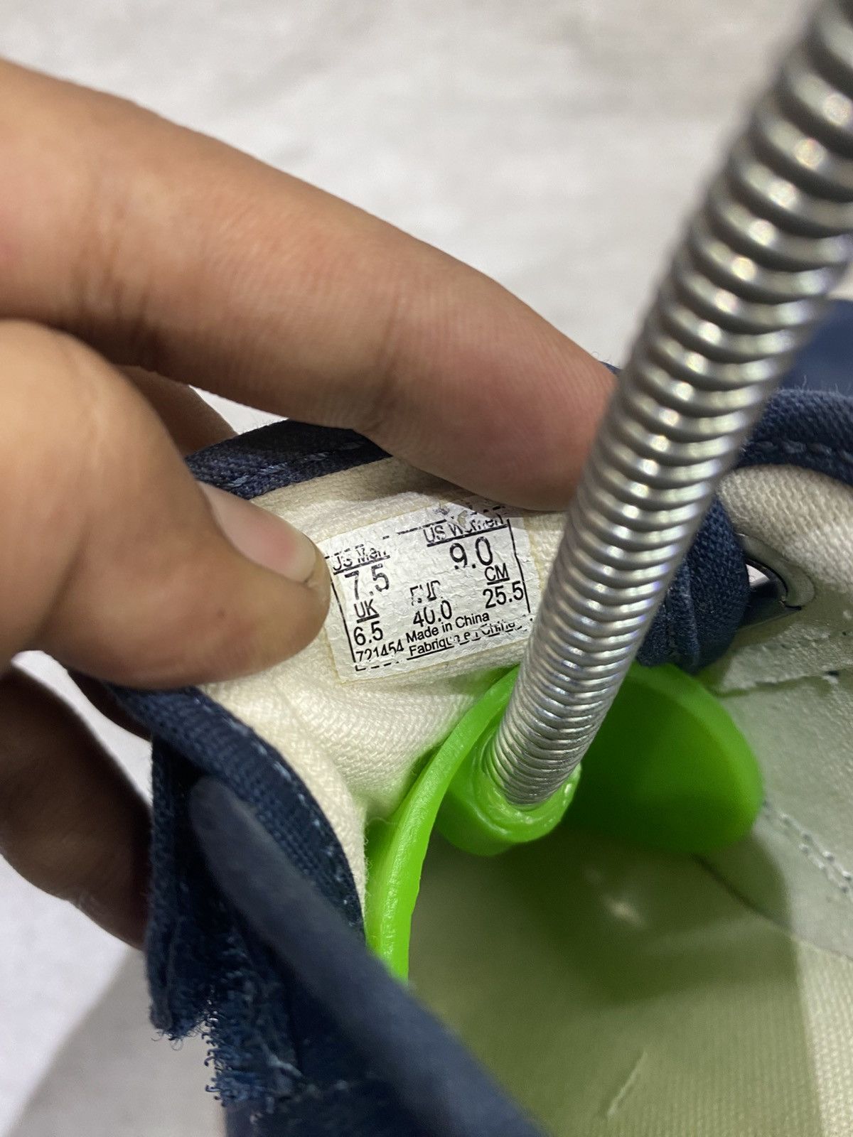 Vans Vans prison issue twill navy Size US 7.5 / EU 40-41 - 7 Thumbnail