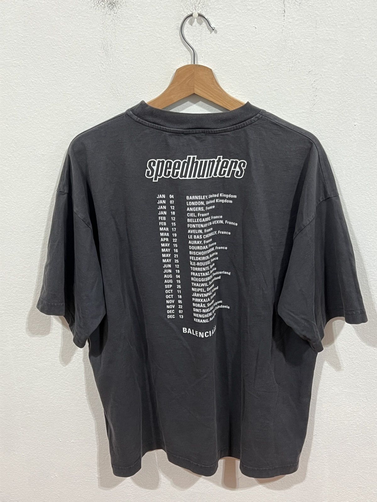 Balenciaga Balenciaga Speed Hunters Band Logo Tee Size US M / EU 48-50 / 2 - 4 Thumbnail