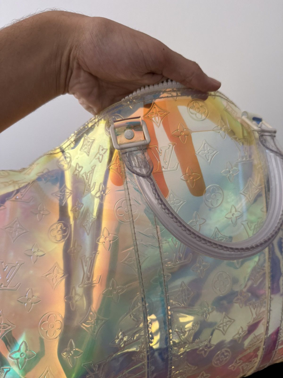 Louis Vuitton Louis Vuitton Keepall Bandouliere Prism 50 Size ONE SIZE - 13 Thumbnail