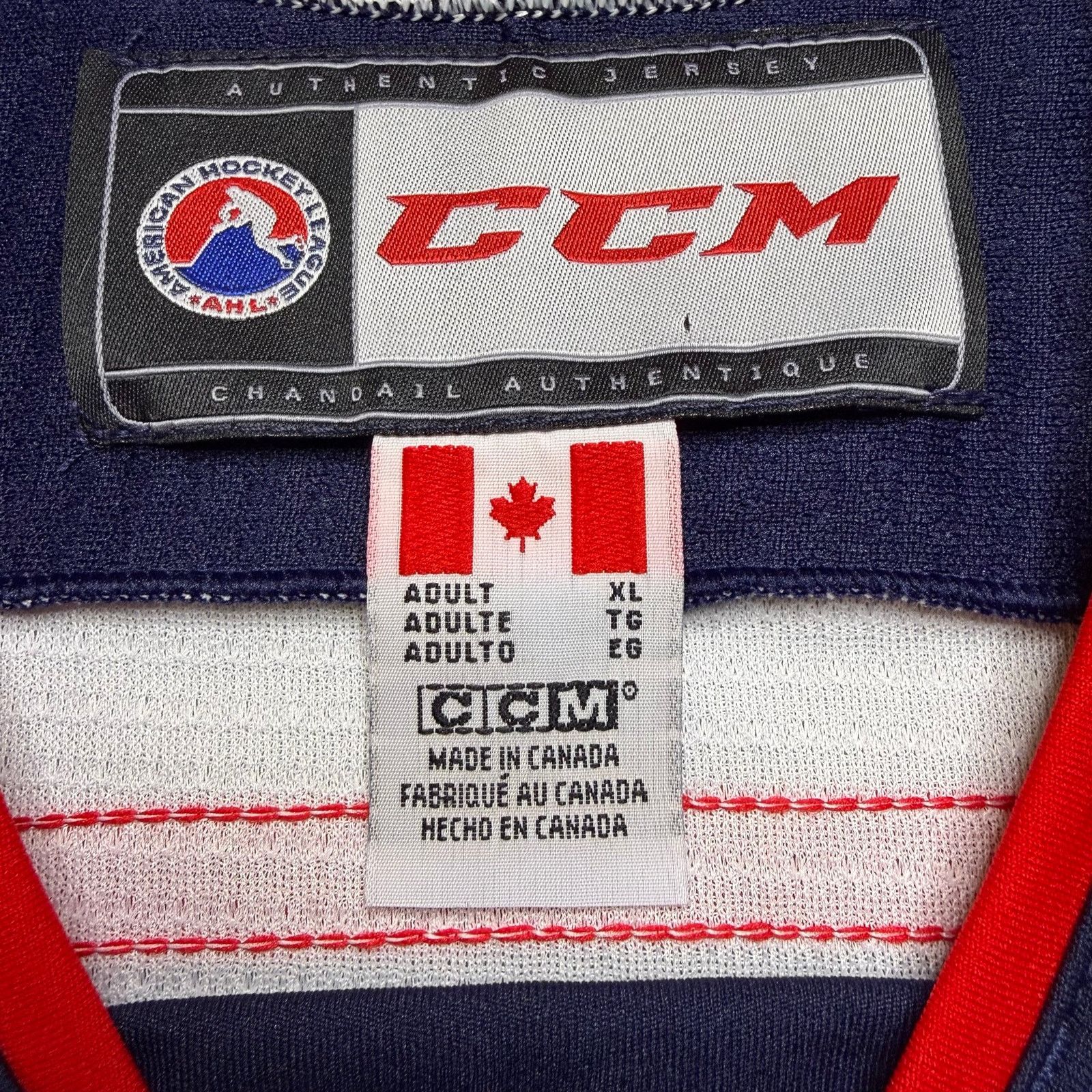 Vintage Cleveland Monsters Columbus Blue Jackets XL Hockey Jersey Size US XL / EU 56 / 4 - 3 Thumbnail