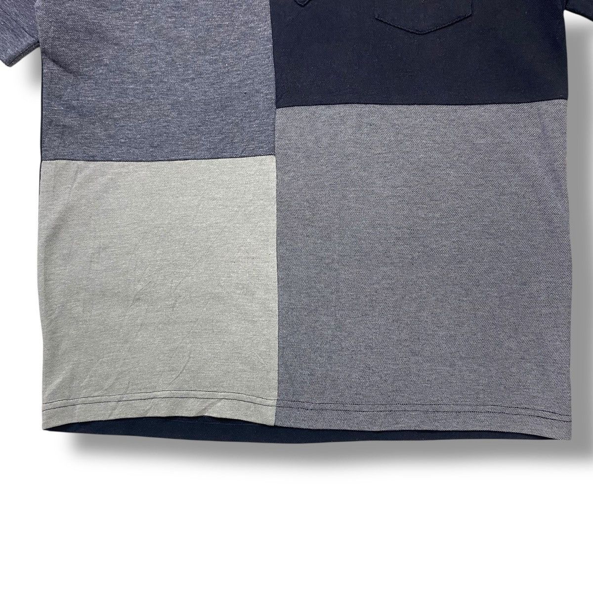 Japanese Brand comme ca ism polo shirt patchwork Size US L / EU 52-54 / 3 - 8 Thumbnail