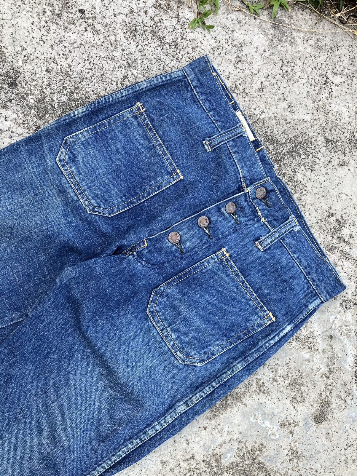 Vintage FLARED⚡️⚡️VINTAGE CASMAN BELLBOTTOM DENIM Size US 30 / EU 46 - 2 Thumbnail